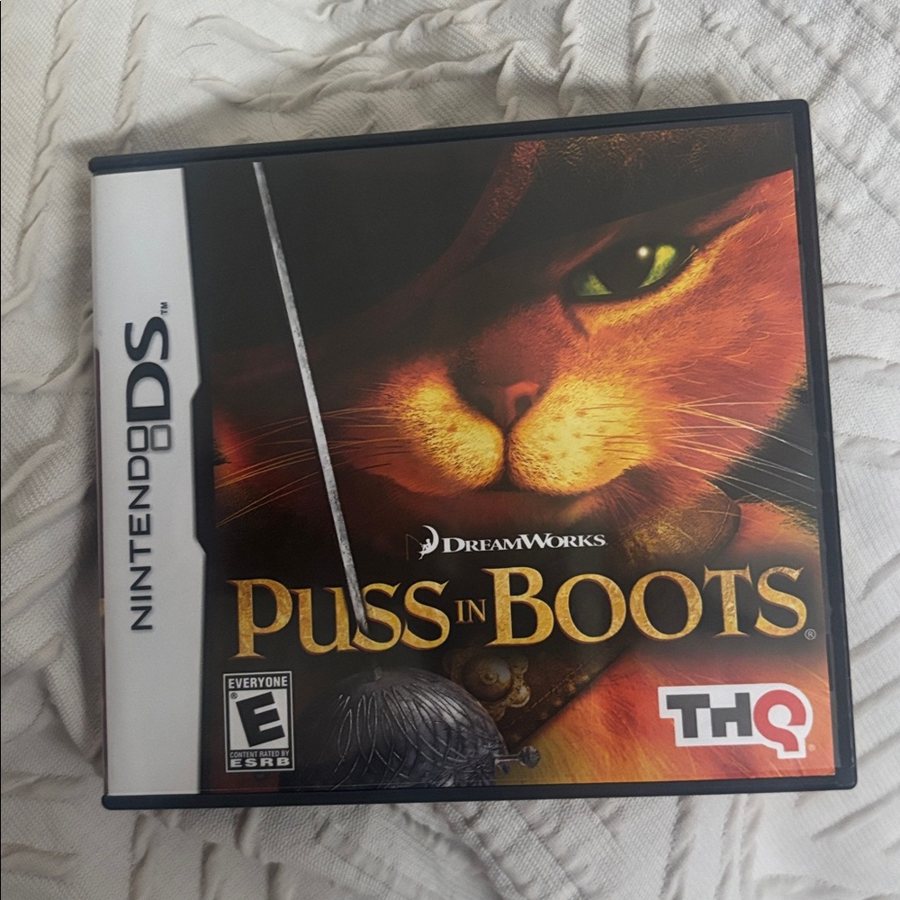 Nintendo DS Puss in Boots Game Cartridge